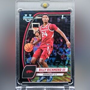 Billy Richmond III PRC - 2024-25 Bowman Chrome University Black Wave Refractors